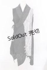 Qutie Frash / チャイナインナーチュニック  ブラック×シルバー O-25-02-25-027-QU-TO-OW-ZY