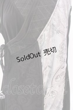 画像2: Qutie Frash / チャイナインナーチュニック  ブラック×シルバー O-25-02-25-027-QU-TO-OW-ZY