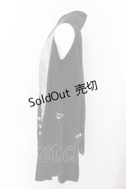 画像3: Qutie Frash / チャイナインナーチュニック  ブラック×シルバー O-25-02-25-027-QU-TO-OW-ZY
