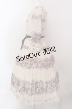 画像5: Innocent World / アンティークパンジーシフォンドレス M アイボリー O-25-02-25-003-IW-OP-IG-OS