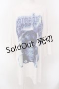 TRAVAS TOKYO / Plush bunny zombie ビッグTシャツ F ホワイト O-25-02-25-038-PU-TO-OW-OS