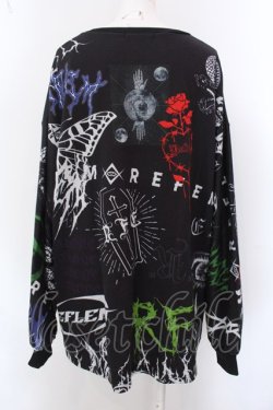 画像3: REFLEM / グラフィックスウェット F ブラック O-25-02-25-040-PU-TO-OW-OS