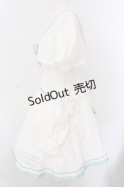 画像3: Amavel / CYBER CATS セーラーワンピース  ホワイト×ミント O-25-02-25-043-CA-OP-IG-OS