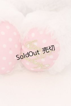 画像4: Angelic Pretty / Toyboxはにかみベアーぬいぐるみポーチ  シロ×ピンク O-25-02-25-047-AP-BG-IG-OS