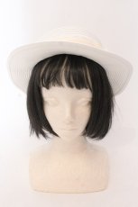 画像2: 【SALE】m petit by misako / グログランリボンカンカンボウ  オフシロ O-25-05-29-1008-LO-AC-IG-ZTK007 (2)