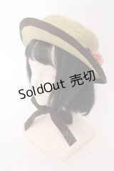 Innocent World / バラコサージュブレードハット  ナチュラル O-25-02-25-051-IW-AC-IG-OS