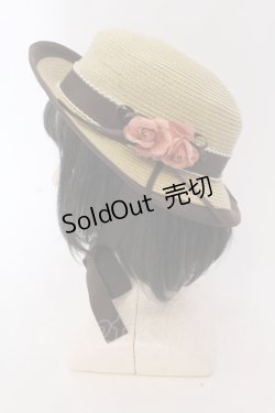 画像3: Innocent World / バラコサージュブレードハット  ナチュラル O-25-02-25-051-IW-AC-IG-OS