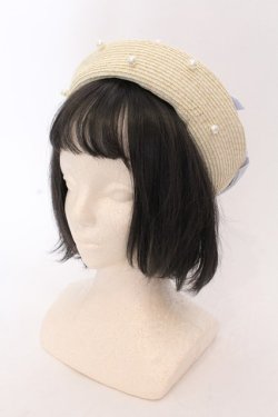 画像1: axes femme kawaii / リボンサマーベレー  ナチュラル O-25-02-25-052-AX-AC-IG-OS