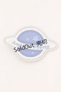 画像1: Angelic Pretty / Galaxy Planetクリップ  ネイビー×シルバー O-25-02-25-057-AP-ZA-IG-OS