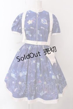 画像1: Angelic Pretty / Galaxy Cocktailワンピース  ネイビー O-25-02-25-006-AP-OP-IG-OS