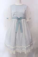 Melody BasKet / Snow Whiteドレス  サックス O-25-02-25-008-LO-OP-IG-OS