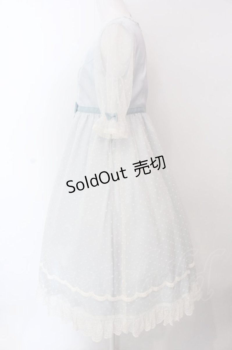 画像4: Melody BasKet / Snow Whiteドレス  サックス O-25-02-25-008-LO-OP-IG-ZT180 (4)