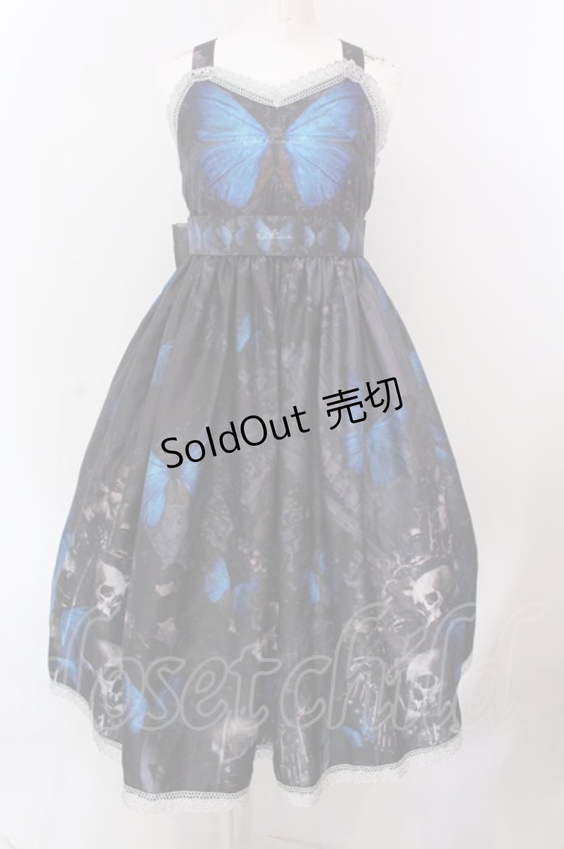 画像1: Royal Princess Alice / Butterfly Churc ドレス  ブラック×ブルー O-25-02-25-002-LO-OP-IG-OS (1)