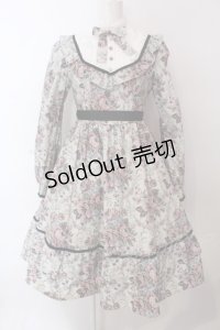 Dreaming Drop / アンジュールワンピース m アイボリー×.シロ O-25-02-25-009-LO-OP-IG-OS