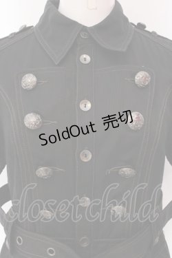 画像2: ALGONQUINS / ナポレオンシャツワンピース F ブラック O-25-02-25-010-AL-OP-OW-OS