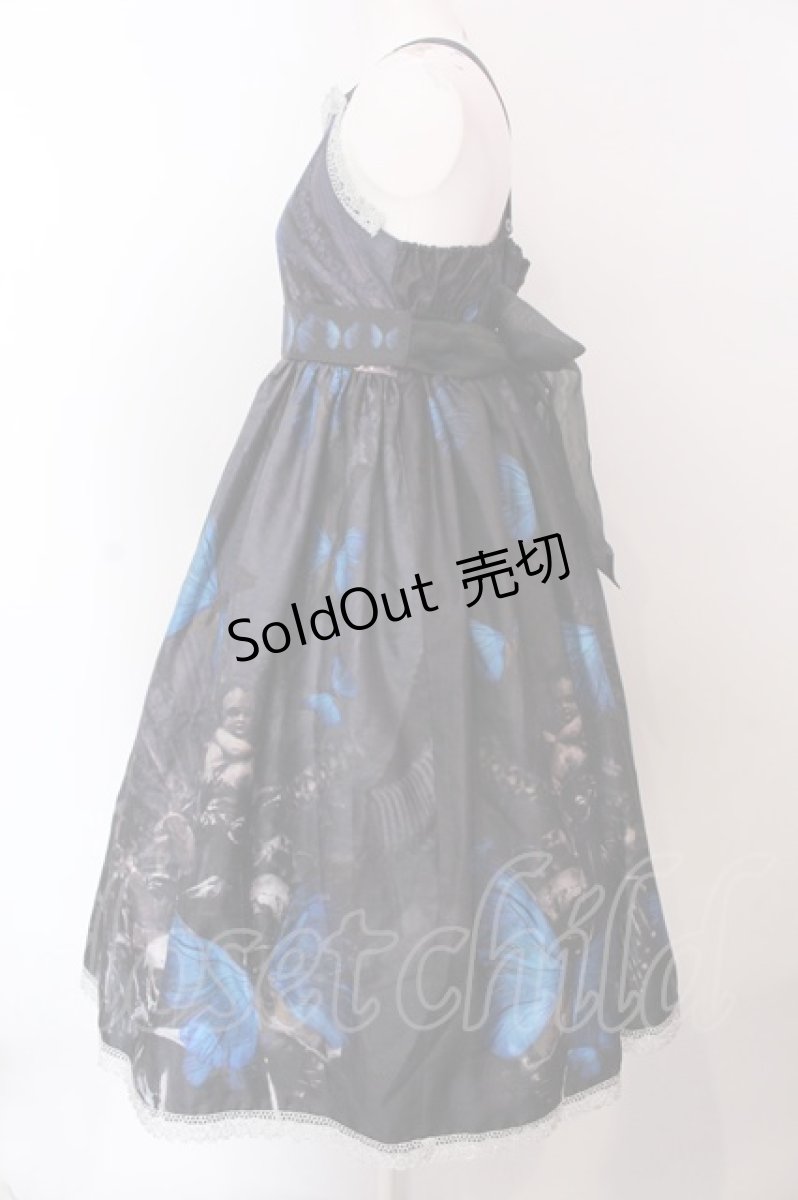 画像4: Royal Princess Alice / Butterfly Churc ドレス  ブラック×ブルー O-25-02-25-002-LO-OP-IG-OS (4)