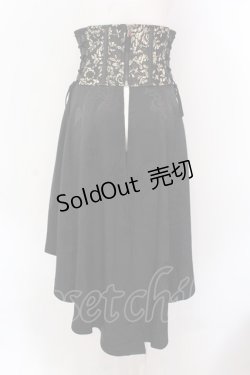 画像4: Qutie Frash / 後ろロングラップコルセット  ブラック×レッド×ゴールド O-25-02-25-020-QU-TO-OW-OS