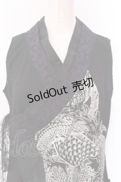 画像2: Qutie Frash / インナーチュニック  ブラック×パープル O-25-02-25-021-QU-TO-OW-OS