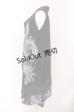 画像4: Qutie Frash / インナーチュニック  ブラック×パープル O-25-02-25-021-QU-TO-OW-OS