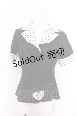 Angelic Pretty / Milkshakeブラウス  クロ O-25-02-26-035-AP-BL-OW-OS