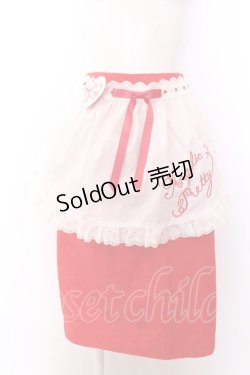 画像1: Angelic Pretty / Milkshakeタイトスカート  アカ×シロ O-25-02-26-036-AP-SK-OW-OS
