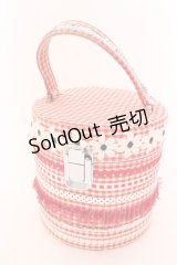 MILK / マーガレット＆ギンガムバニティ  アカ O-25-02-26-043-ML-BG-OW-OS