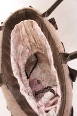 画像3: 【SALE】m petit by misako / AM*NIリボンFバッグ  ブラウン O-25-02-26-044-LO-BG-OW-ZTK018 (3)