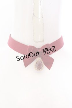 画像1: LOLITAその他 / ドロップモチーフチョーカー  ワイン O-25-02-26-046-LO-AC-OW-OS