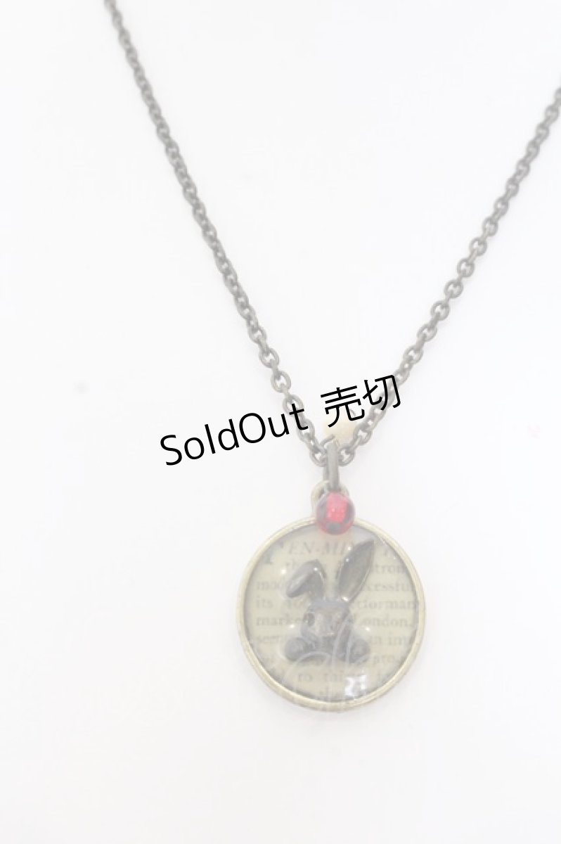画像1: LOLITAその他 / グラスラビットネックレス  アンティークゴールド O-25-05-30-1017-LO-AC-YM-OS (1)