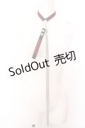 Otori. / 独り占めチョーカー/ブレス『支配』  ブラック×レッドリボン O-25-05-30-1018-PU-AC-OW-ZT444-F002