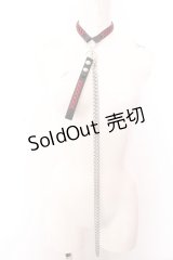 Otori. / 独り占めチョーカー/ブレス『支配』  ブラック×レッドリボン O-25-05-30-1018-PU-AC-OW-ZT444-F002