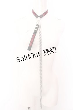 画像1: Otori. / 独り占めチョーカー/ブレス『支配』  ブラック×レッドリボン O-25-05-30-1018-PU-AC-OW-ZT444-F002