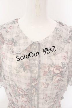 画像2: axes femme / 花柄フェミニンワンピース M ピンク O-25-02-26-1031-AX-OP-OW-OS