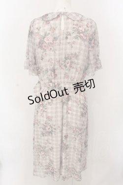 画像3: axes femme / 花柄フェミニンワンピース M ピンク O-25-02-26-1031-AX-OP-OW-OS