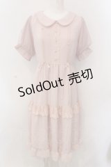 axes femme POETIQUE / ティアードドーリーワンピース M ピンク O-25-02-26-1032-AX-OP-IG-OS