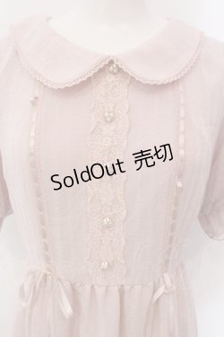 画像2: axes femme POETIQUE / ティアードドーリーワンピース M ピンク O-25-02-26-1032-AX-OP-IG-OS