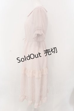 画像3: axes femme POETIQUE / ティアードドーリーワンピース M ピンク O-25-02-26-1032-AX-OP-IG-OS