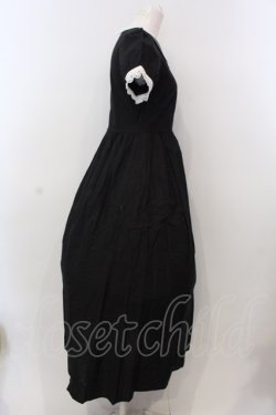 画像4: SERAPHIM / 夏のエコールワンピース（コットン　ロング丈）  クロ O-25-02-26-1003-LO-OP-OW-OS