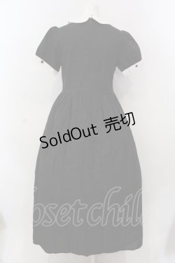 画像5: SERAPHIM / 夏のエコールワンピース（コットン　ロング丈）  クロ O-25-02-26-1003-LO-OP-OW-OS