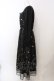 画像3: axes femme POETIQUE / 花刺繍チュールワンピース  黒 O-25-02-26-1039-AX-OP-ET-OS (3)