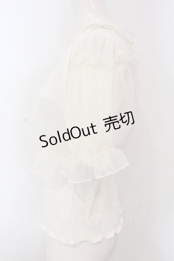 画像3: axes femme / チュールキャミセットプルオーバー  シロ O-25-02-26-1004-AX-TO-IG-OS