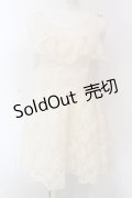 LIZ LISA / チュールレースノースリーブワンピース  アイボリー O-25-02-26-1054-LO-TO-IG-OS