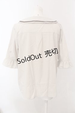 画像3: axes femme / タイ付ブラウス L ベージュ O-25-02-26-1008-AX-BL-IG-OS