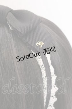 画像2: Innocent World / ミニバラレースカチューシャ  クロ×シロ O-25-02-26-055-IW-AC-OW-OS