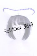 Moi-meme-Moitie / M+CROIXキャップ  ホワイト×ブルー O-25-02-26-058-MO-AC-IG-OS