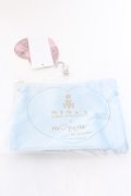 m petit by misako / AM*コウチャツキベロアポーチ（紅茶無し）  サックス O-25-02-26-066-LO-ZA-OW-OS