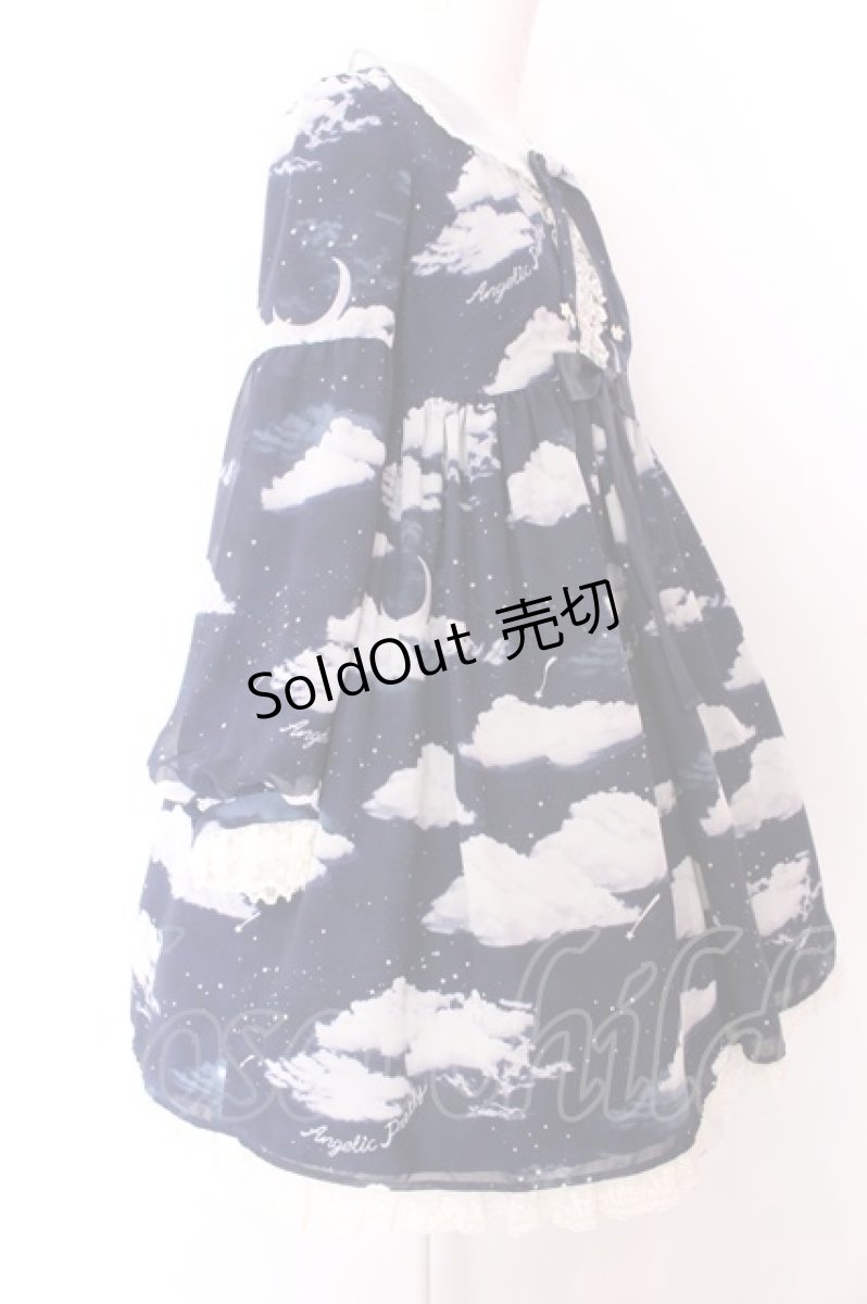 画像4: Angelic Pretty / Misty Skyワンピース  ネイビー O-25-02-26-007-AP-OP-OW-OS (4)