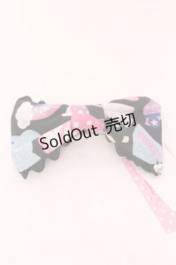 画像1: Angelic Pretty / Girly Stickerバレッタ  クロ O-25-05-29-1024-AP-AC-OW-ZT394-F004
