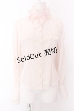 画像1: BABY,THE STARS SHINE BRIGHT / Ribbon Partyブラウス  ピンク O-25-02-26-010-BA-BL-OW-OS