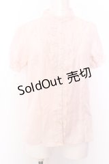 axes femme / ドットブラウス M ピンク O-25-02-26-016-AX-BL-OW-OS